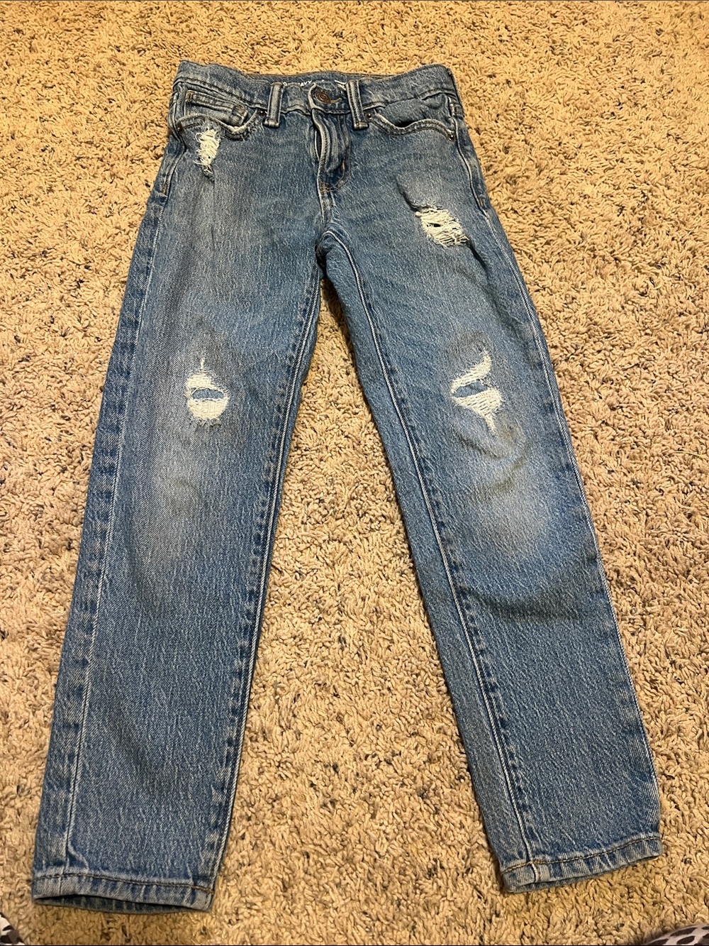 Old Navy Kids Distressed Blue Denim Jeans
